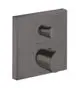 AXOR-HG-AXOR-Starck-Organic-Thermostat-Unterputz-mit-Ab-und-Umstellventil-Brushed-Black-Chrome-12716340 gallery number 1